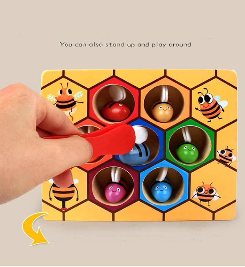 mytooy Montessori Bienenstock Sortierspiel