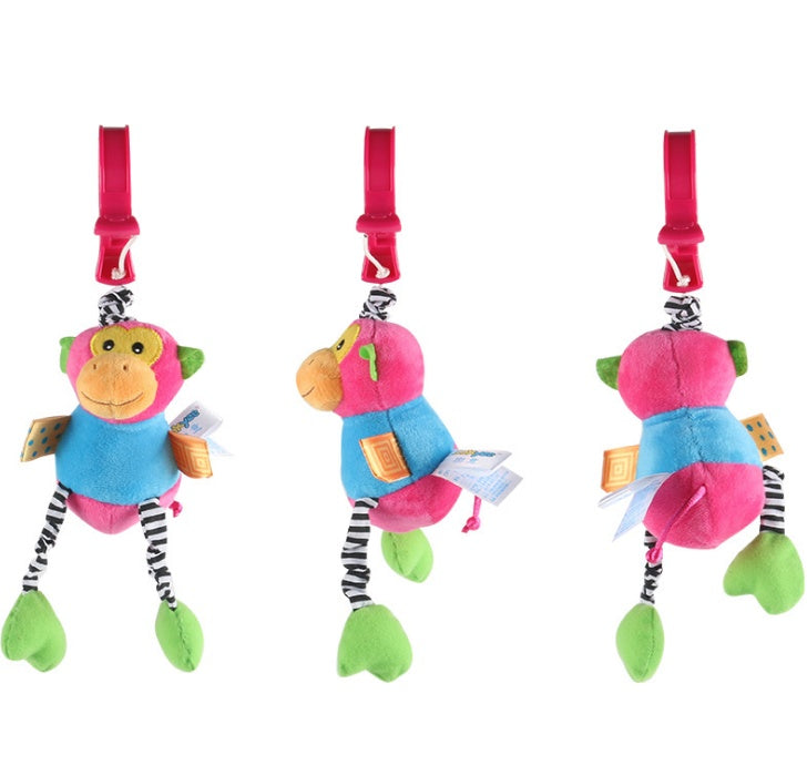 Baby Kinder Rasseln Spielzeug Baumwoll Kinderwagen Kinderwagen Krippe Hängende Weiche Plüsch Spielzeug Tier Clip Baby Krippe Bett Hänge glocken Spielzeug für Babys