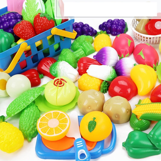 Kinder Cut Obst, Spielzeug, Küchen, Gemüse, Babys, Jungen und Mädchen Cut Gedämpfte brötchen, kirsche Anzug