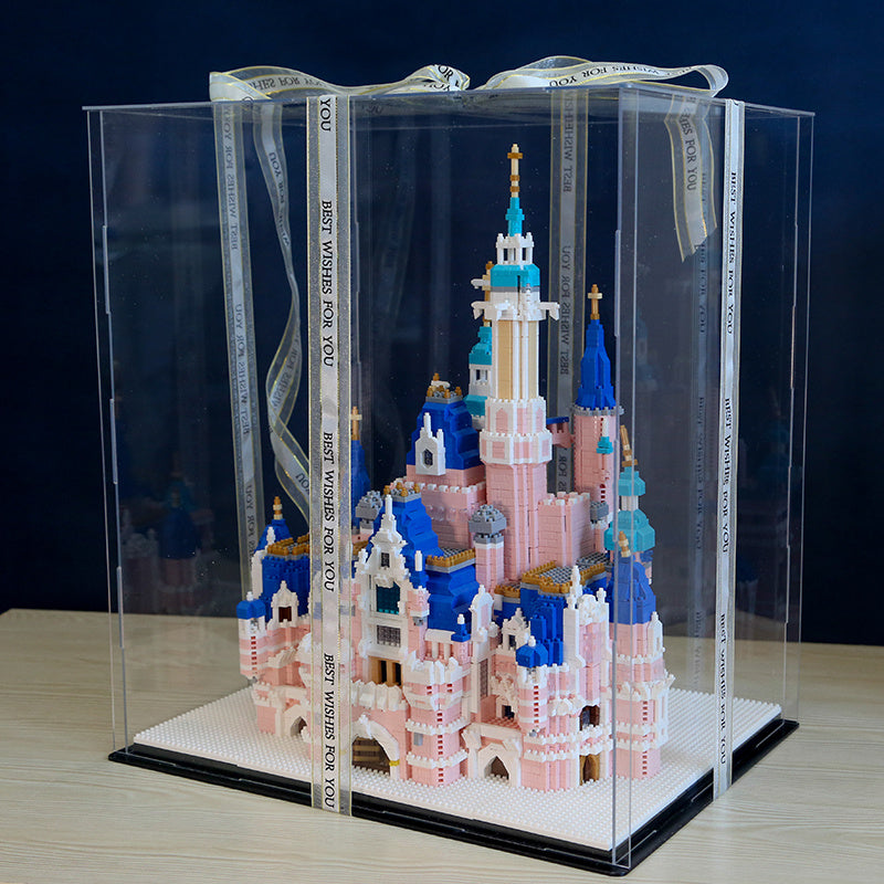 Weihnachts geschenk Baumhaus Schloss montage kleines Partikel bau spielzeug