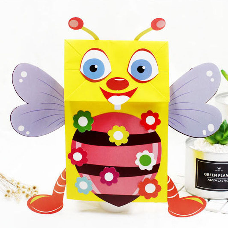 Kinder Kreative Herstellung Paste Papier Puppe Puzzle Spielzeug
