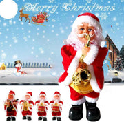 Elektrische Santa Claus Spielen Instrumente Musik Puppe Geschenk Spielzeug Dekoration