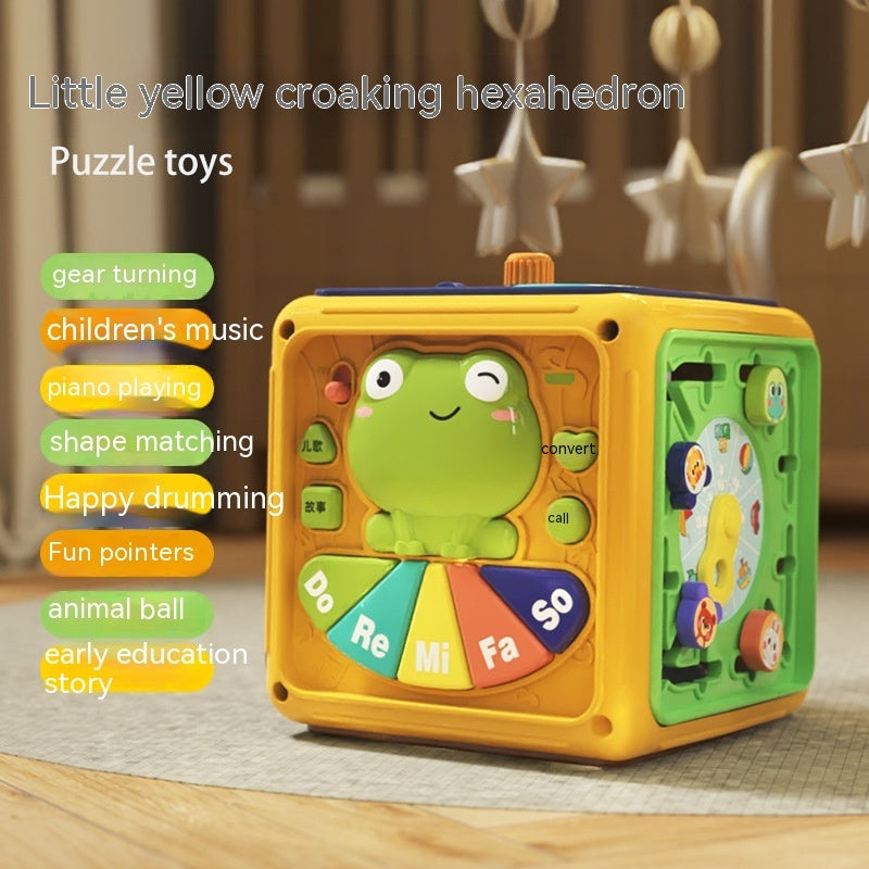 Multifunktion ale Hexahedrale Früher ziehung Pädagogisches Spielzeug für Säuglinge und Kinder