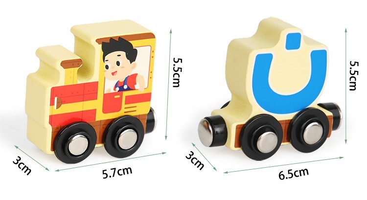 Arabisch Russisch Magnetischer Zug Kinderspiel zeug