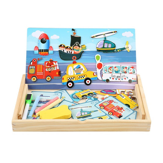 Magnetische Aufkleber-Puzzles Bildungs-Spielzeug für Kinder