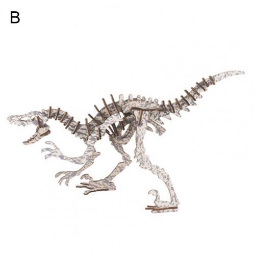 "Tyrannosaurus Holz Drei-Dimensionales Puzzle Modell Lernspielzeug für Kinder"