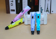 3D stift (3D print pen) zwei generation graffiti 3D stereoskopischen pinsel kinder puzzle malerei spielzeug