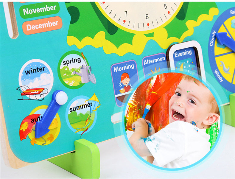 mytooy Montessori Jahresuhr Lernspielzeug