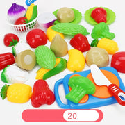Kinder Cut Obst, Spielzeug, Küchen, Gemüse, Babys, Jungen und Mädchen Cut Gedämpfte brötchen, kirsche Anzug