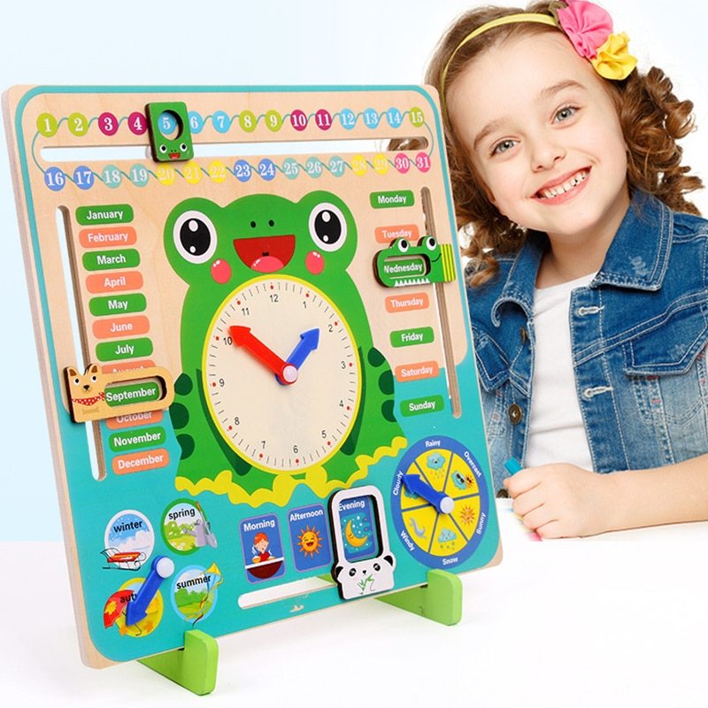 mytooy Montessori Jahresuhr Lernspielzeug