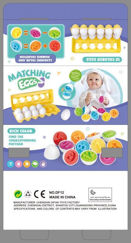 Frühen Bildung Montage Spielzeug Passenden Eier