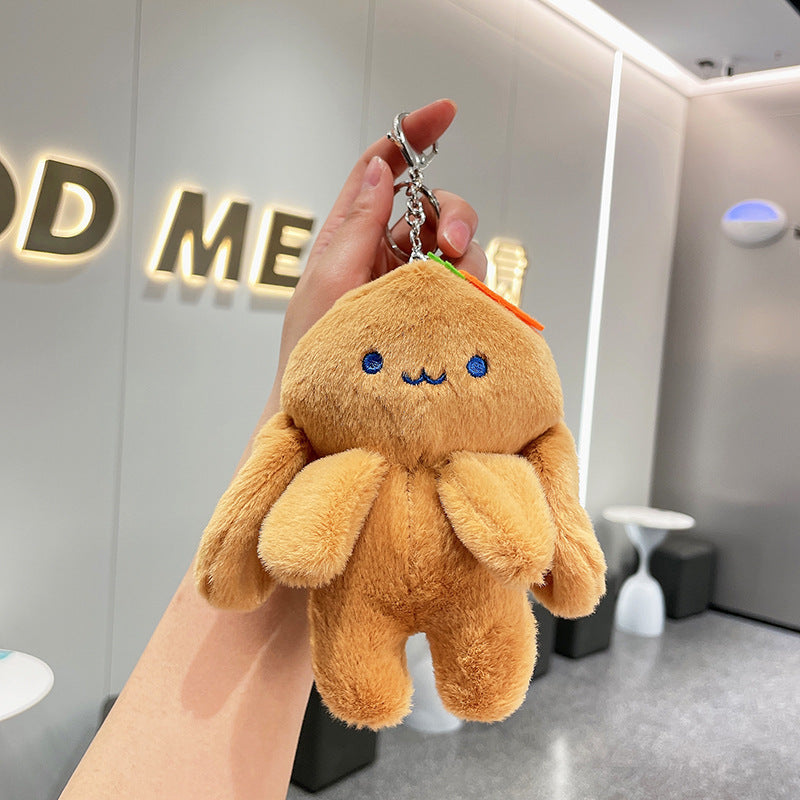 Paar Ornamente Puppe Keychain Samt Spielzeug