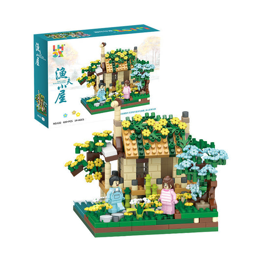 Kleine Micro Partikel Puzzle Blöcke Blume Spielzeug Geschenk Ornamente