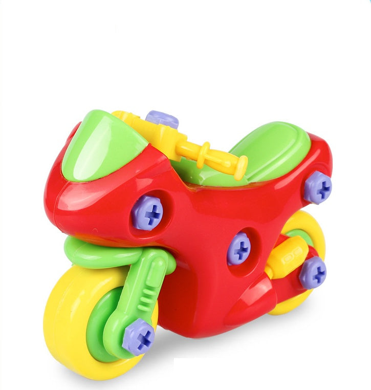 Demontage Montage Blöcke Spielzeug DIY Motorrad Auto Modellierung Gebäude Bau Muttern Spielzeug Für Kinder Geschenke