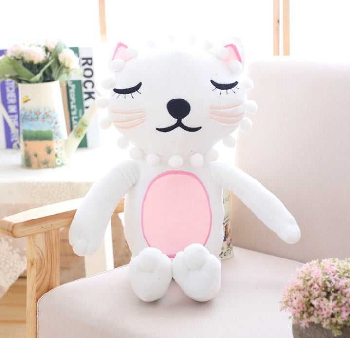 Kawaii Katze Löwe Plüsch tier weiches Stofftier Puppen spielzeug für Kinder Baby Zimmer Dekoratives Kissen Kissen Geschenk