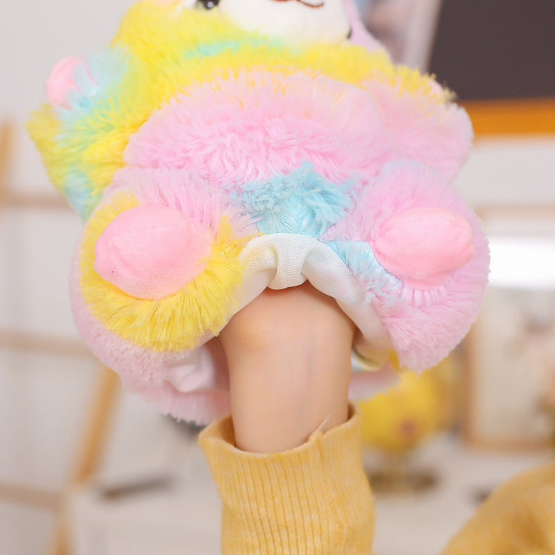 Kreative Kinder-Handpuppen Handschuh-Kuscheltier Alpakas