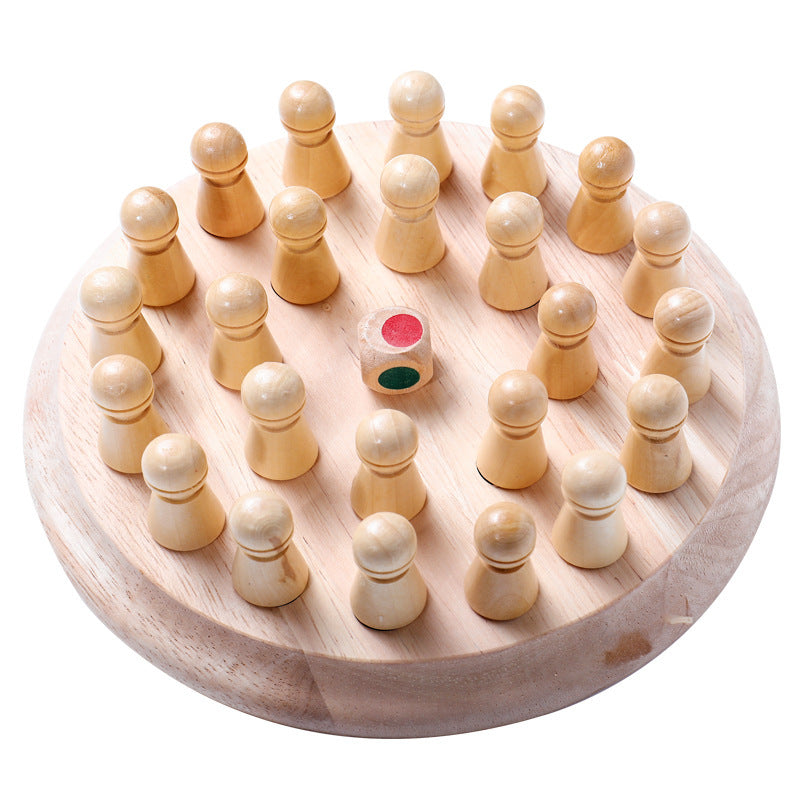 Kind Holz Puzzle Spielzeug Speicher Schach