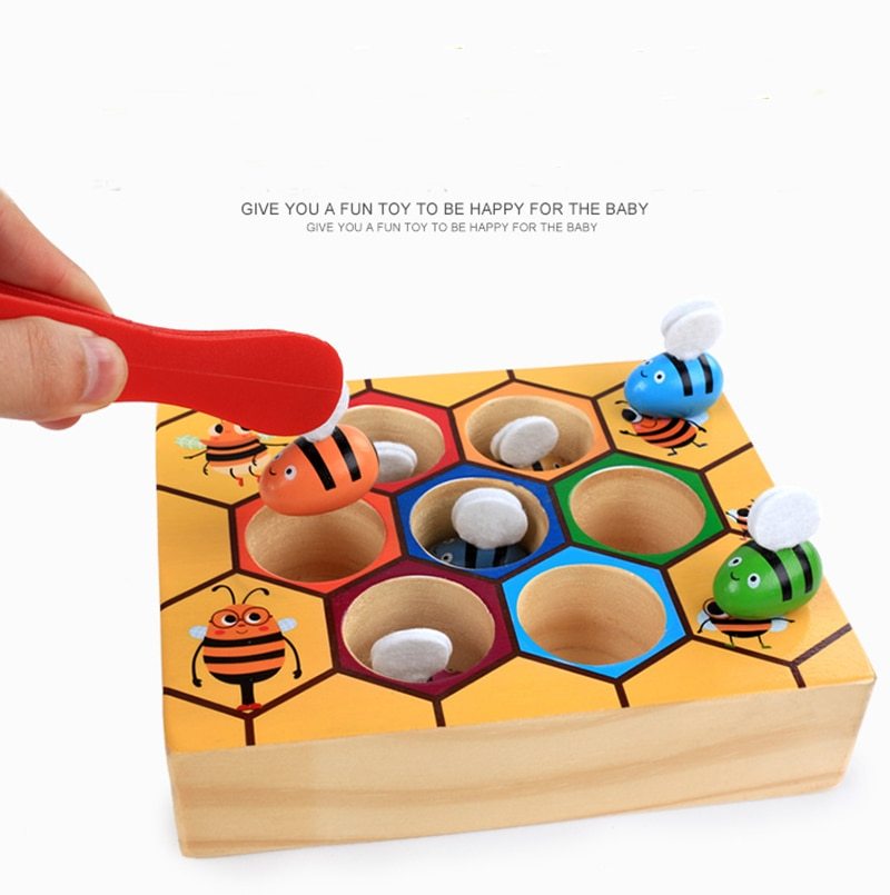 mytooy Montessori Bienenstock Sortierspiel