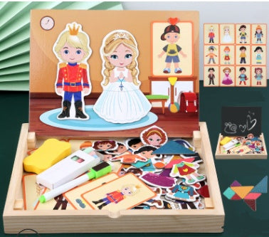 Magnetische Aufkleber-Puzzles Bildungs-Spielzeug für Kinder