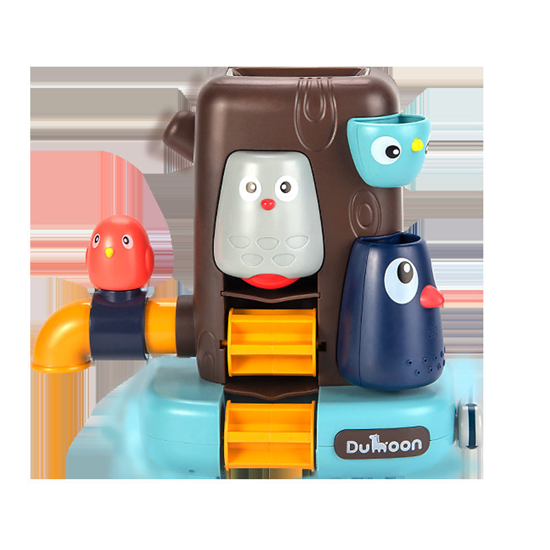 Baby Bad Spielzeug Kinder spielen mit Wasserbad Becken Wasser kreislauf