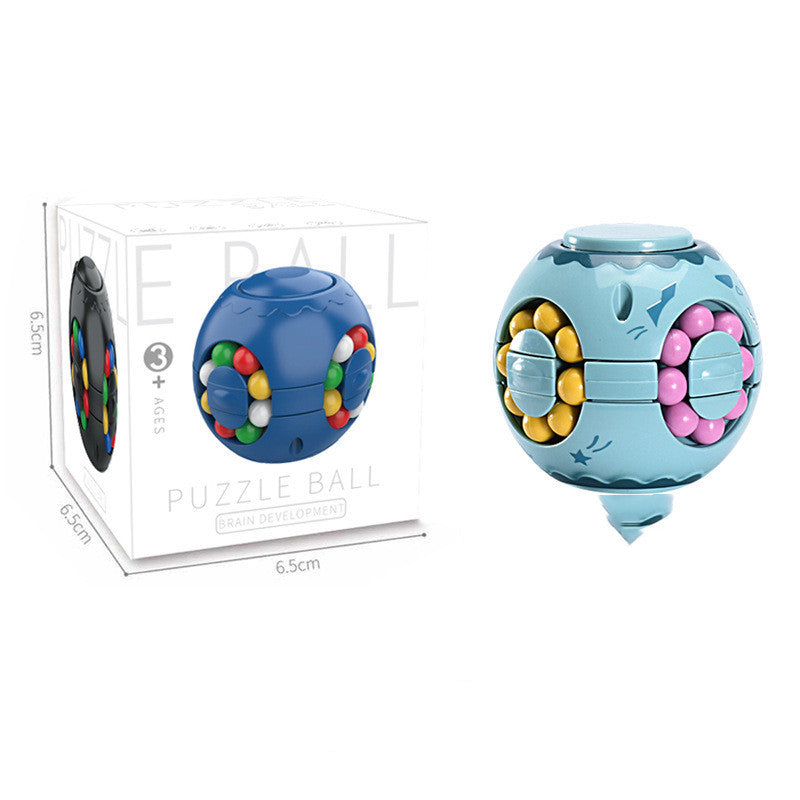 Intelligenz Fingertip Checkered Pädagogisches Spielzeug Bean Rotierenden Spielzeug Entlasten Stress Kinder Pädagogisches Spielzeug Finger Magie Bean Burger Spielzeug Puzzle Top spinning Magie Bean