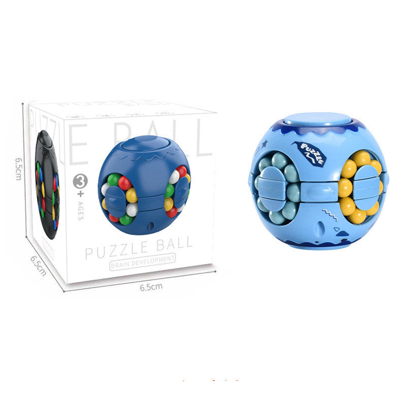 Intelligenz Fingertip Checkered Pädagogisches Spielzeug Bean Rotierenden Spielzeug Entlasten Stress Kinder Pädagogisches Spielzeug Finger Magie Bean Burger Spielzeug Puzzle Top spinning Magie Bean