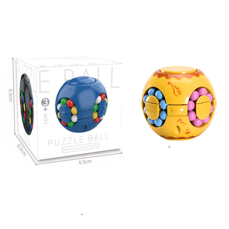Intelligenz Fingertip Checkered Pädagogisches Spielzeug Bean Rotierenden Spielzeug Entlasten Stress Kinder Pädagogisches Spielzeug Finger Magie Bean Burger Spielzeug Puzzle Top spinning Magie Bean