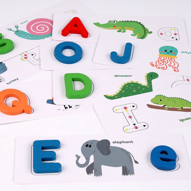 Kinder Zauber Worte und Englisch Buchstaben Zu Beschreiben Pädagogisches Spielzeug