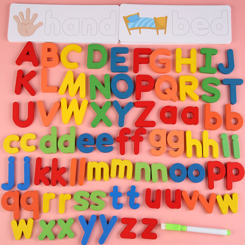 Kinder Zauber Worte und Englisch Buchstaben Zu Beschreiben Pädagogisches Spielzeug