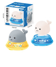 Bad Spielzeug Bad Spielzeug für Kleinkinder kinder Bad Spielzeug mit Lampe Elektrische Automatische Induktion Wasser Spray Bad Spielzeug Wasser spray Whale