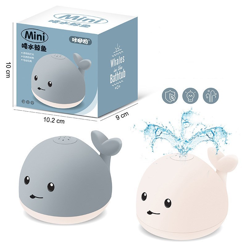 Bad Spielzeug Bad Spielzeug für Kleinkinder kinder Bad Spielzeug mit Lampe Elektrische Automatische Induktion Wasser Spray Bad Spielzeug Wasser spray Whale