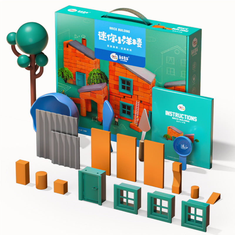 Handgemachte Modell kinder Spielzeug Gebäude Häuser Spielen Haus Spielzeug