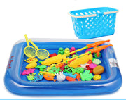 Puzzle Baby Kinder Angelspiel zeug Pool Set magnetisch