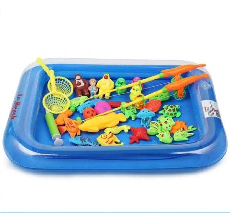 Puzzle Baby Kinder Angelspiel zeug Pool Set magnetisch