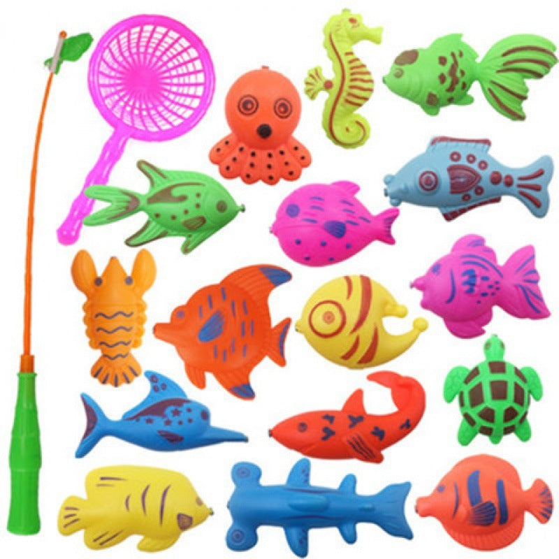 Puzzle Baby Kinder Angelspiel zeug Pool Set magnetisch