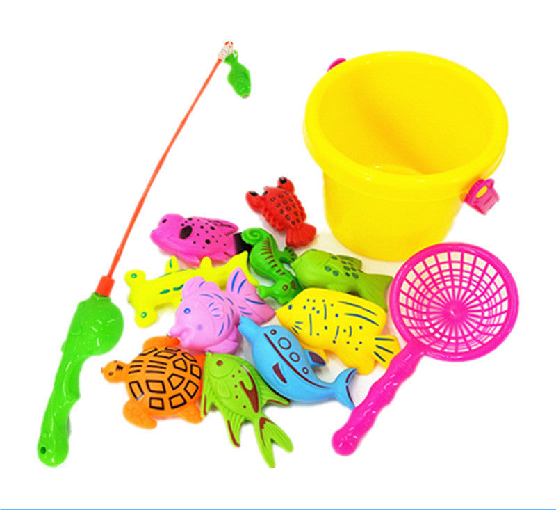 Puzzle Baby Kinder Angelspiel zeug Pool Set magnetisch