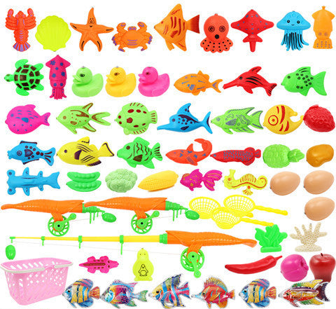 Puzzle Baby Kinder Angelspiel zeug Pool Set magnetisch