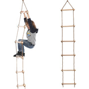 Kindheit Spaß Holz Kinder Klettern Leiter Outdoor Sport Spielzeug