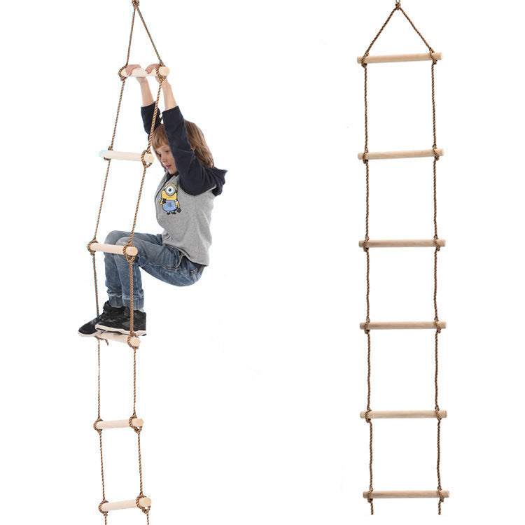 Kindheit Spaß Holz Kinder Klettern Leiter Outdoor Sport Spielzeug
