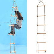 Kindheit Spaß Holz Kinder Klettern Leiter Outdoor Sport Spielzeug