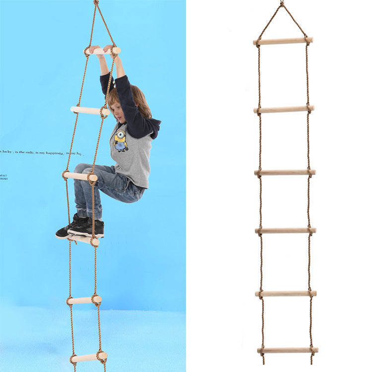 Kindheit Spaß Holz Kinder Klettern Leiter Outdoor Sport Spielzeug