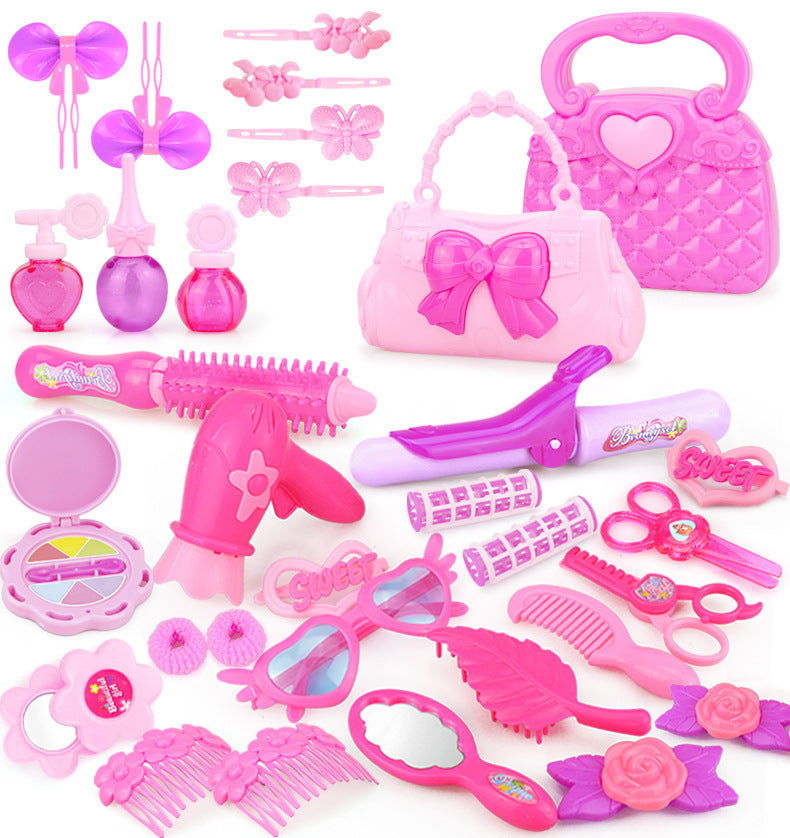 Pretend Spielen Kid Machen Up Spielzeug Rosa Make-Up Set 24-32PCS