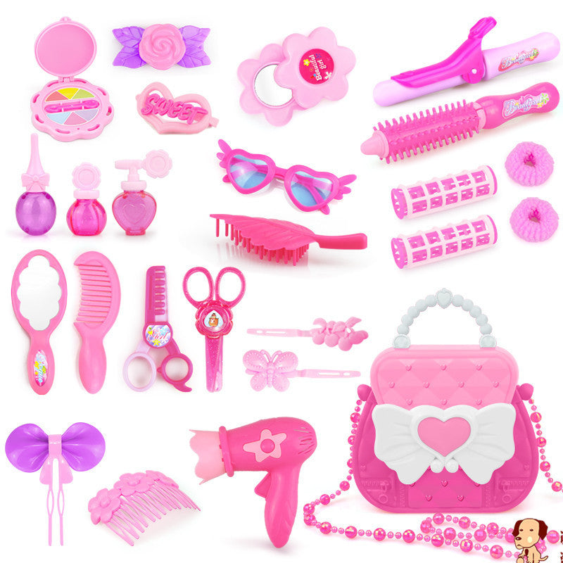 Pretend Spielen Kid Machen Up Spielzeug Rosa Make-Up Set 24-32PCS