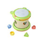Baby Hand Schlagen Runde Trommel Baby Pädagogisches Spielzeug 3 In 1 Dynamische Vocal Instrument