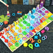 mytooy Montessori Holzspielzeug mit Zahlen und Buchstaben