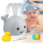 Bad Spielzeug Bad Spielzeug für Kleinkinder kinder Bad Spielzeug mit Lampe Elektrische Automatische Induktion Wasser Spray Bad Spielzeug Wasser spray Whale