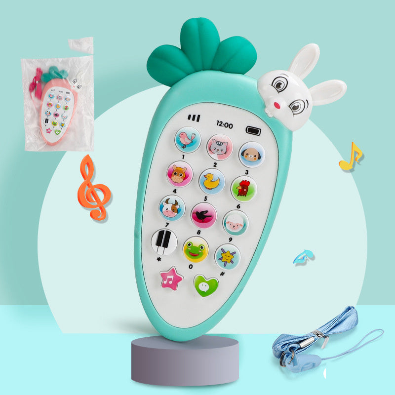 Kinder Simulation Musik Rettich Handy Spielzeug