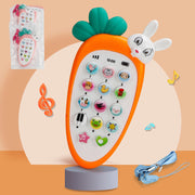 Kinder Simulation Musik Rettich Handy Spielzeug