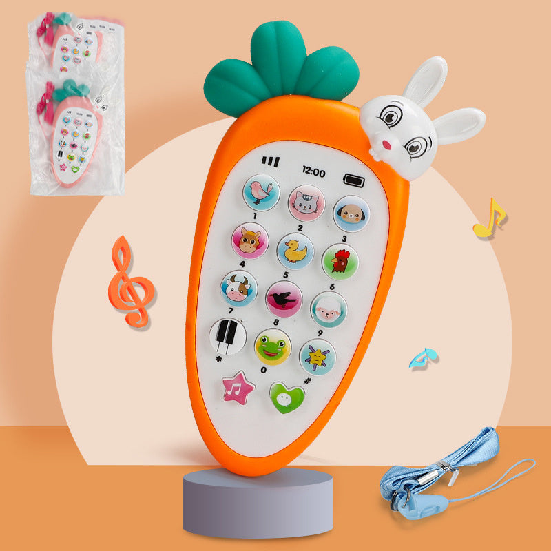 Kinder Simulation Musik Rettich Handy Spielzeug