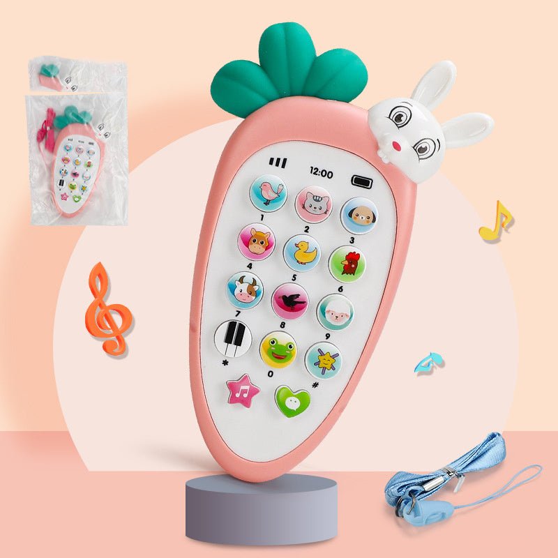 Kinder Simulation Musik Rettich Handy Spielzeug